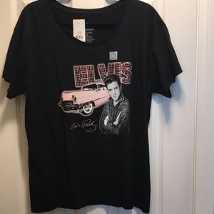 Graceland “ELVIS Pink Cadillac” ladies new shirt